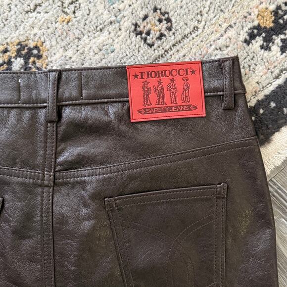 Urban Outfitters x Fiorucci Sofia Faux Leather Mini Skirt Size medium. NWOT. - Picture 5 of 5